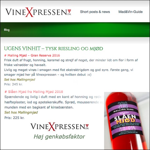 Vinepressen